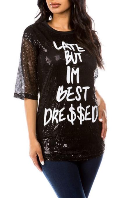 SEQUIN T-SHIRT