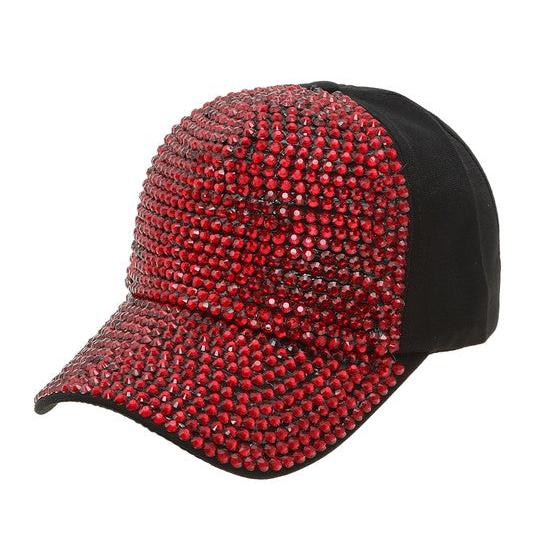 Metal Feel Studded Baseball Cap