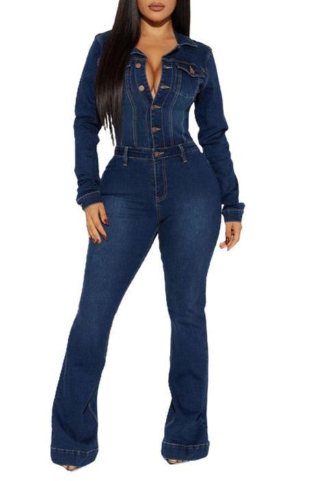 DENIM JUMPSUIT